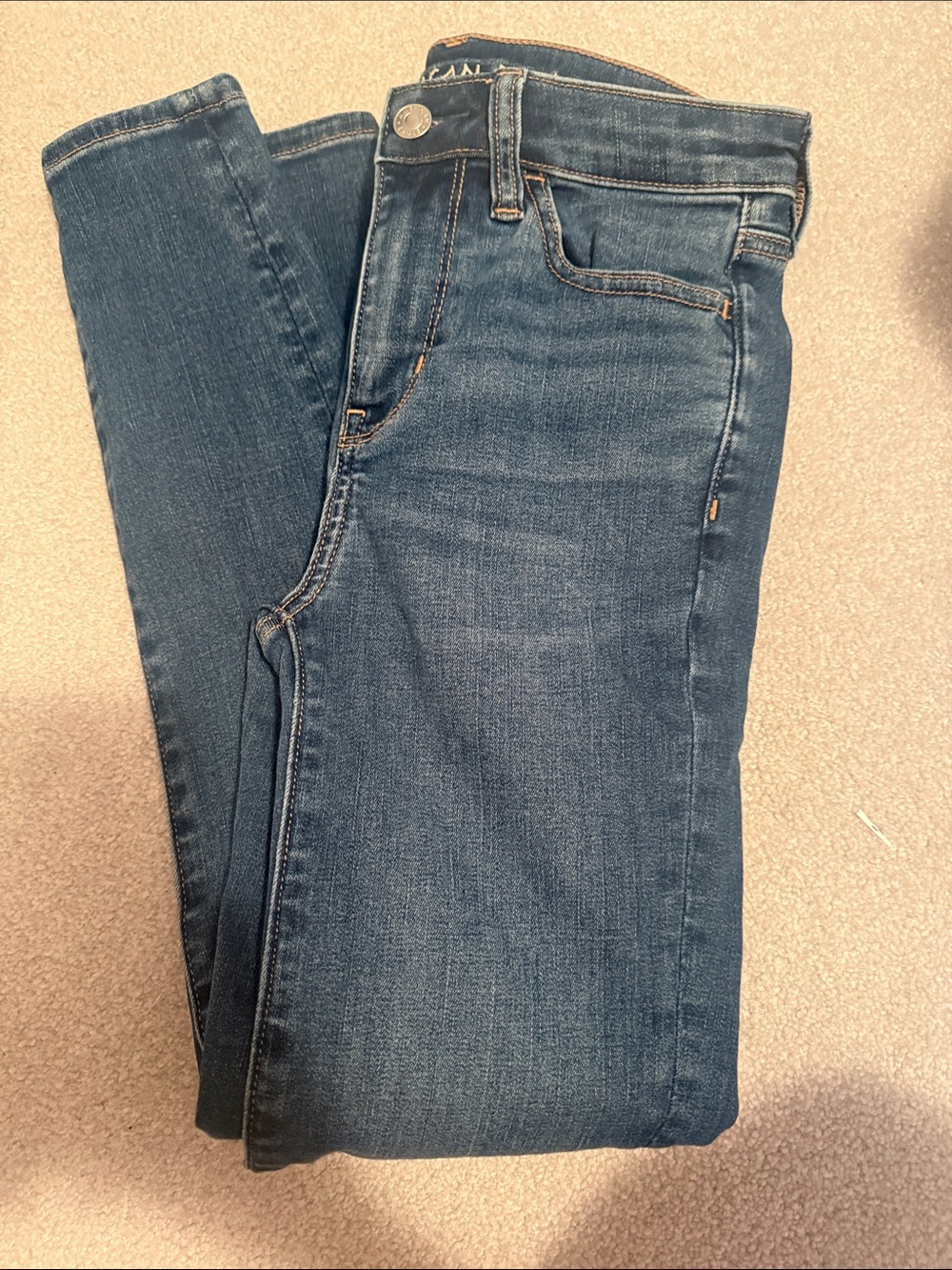 American Eagle Outfitters Women's Medium Blue Skinny Jeans